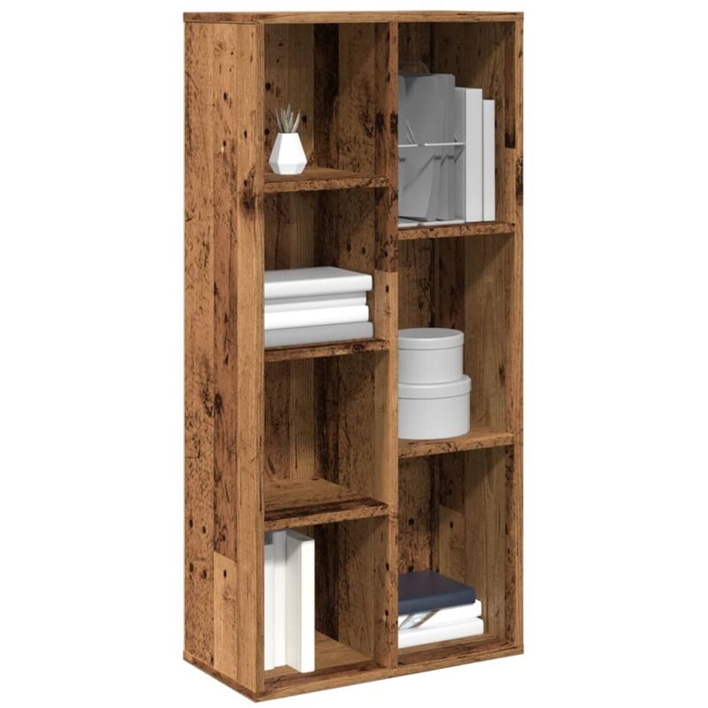 Bücherregal Altholz-optik 50x25x104 Cm Vidaxl