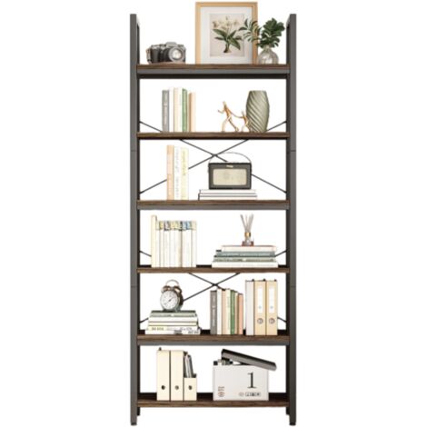 Bücherregal, braun 66x30x186 cm