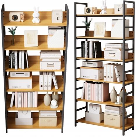 Bücherregal für Ordner, hoch, Loft-Schrank aus Metall, industriell, 174 cm