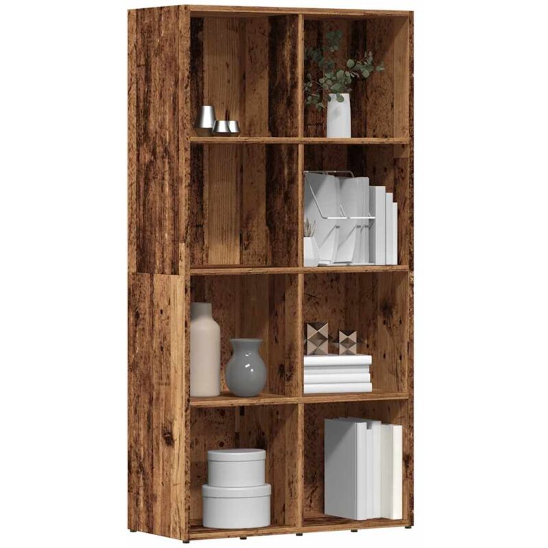 Bücherregal Altholz-optik 66x30x130 Cm Holzwerkstoff - Vidaxl