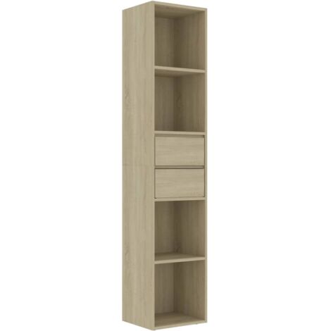 Bücherregal Holzwerkstoff Standregal Büroregal Wandregal Mehrere Farben