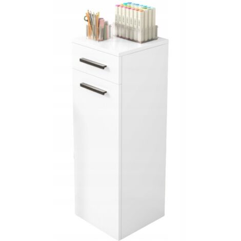 Bücherregal, Weiß 30x30x85 Cm