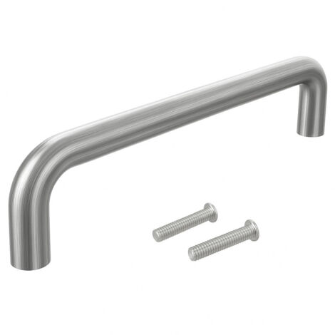 Bügelgriff 288mm Edelstahl matt Ø10mm – moderner Möbelbeschlag- Schrankgriff