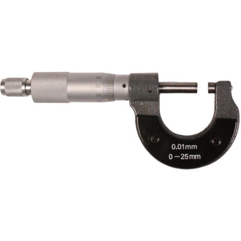 Bügelmessschraube 0 - 25 mm mit 0,01 mm Einteilung