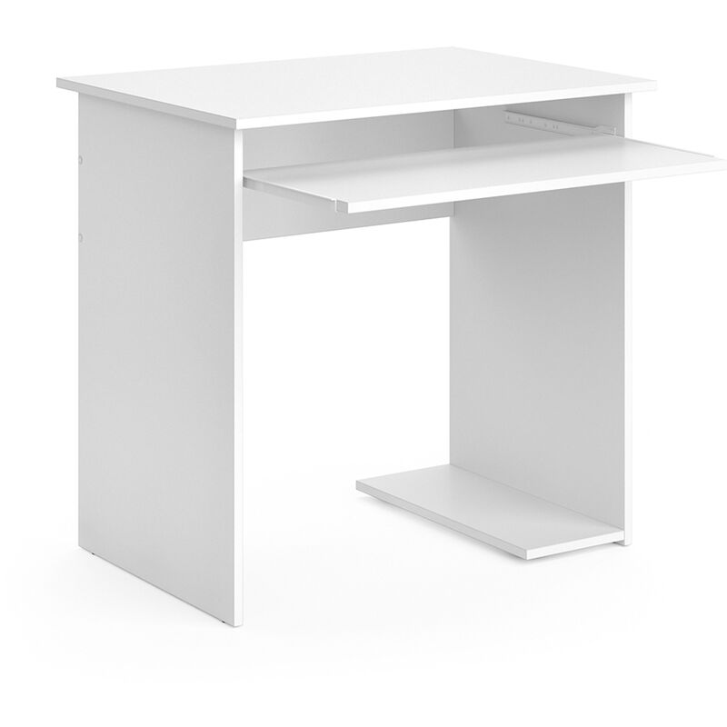Vicco - Bureau Nick, Blanc, 80 x 58 cm