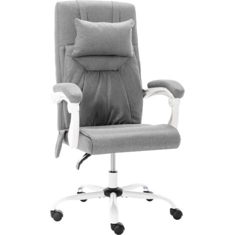 Büromassagestuhl Grau Stoff