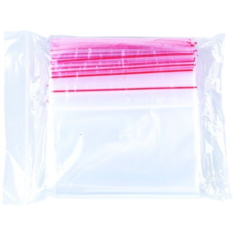 BÜROPRODUKTE Druckverschlussbeutel 120x180mm 100Stk transparent