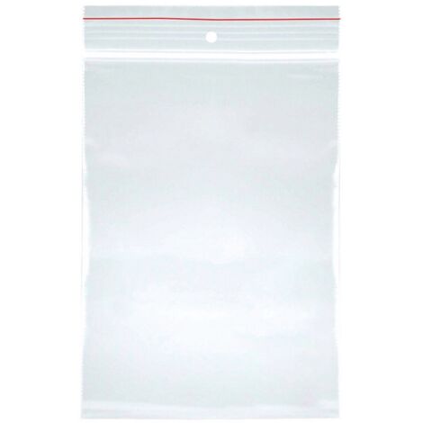 BÜROPRODUKTE Druckverschlussbeutel 150x400mm 100Stk transparent