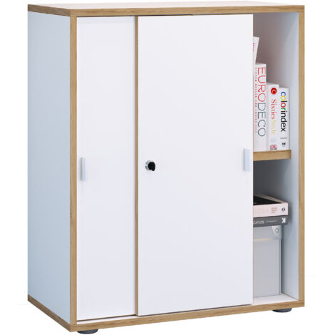Büroschrank Schiebetüren Salia 2fach B60