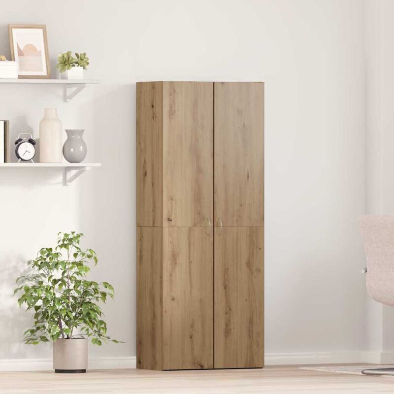 Highboard Artisan Eiche 60 X 32 X 153 Cm Holzwerkstoff Vidaxl