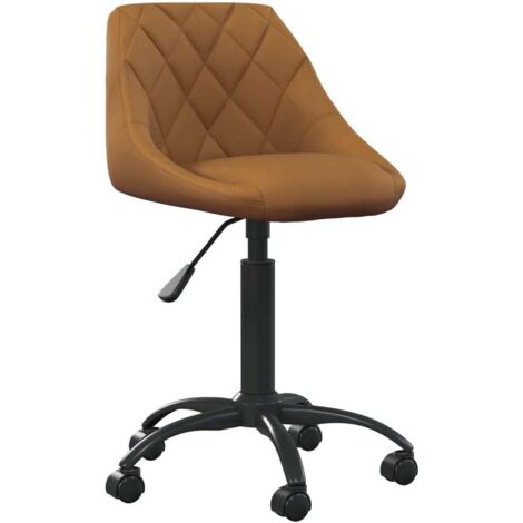 Bürostuhl Braun Samt