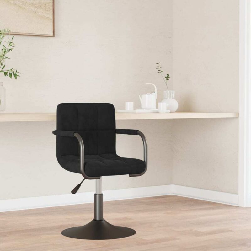 Vidaxl Barhocker Schwarz Samt