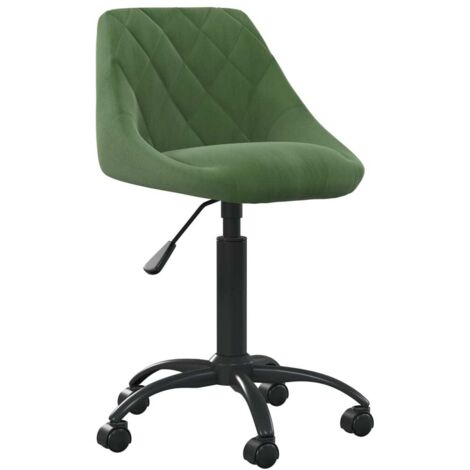 Bürostuhl Dunkelgrün Samt