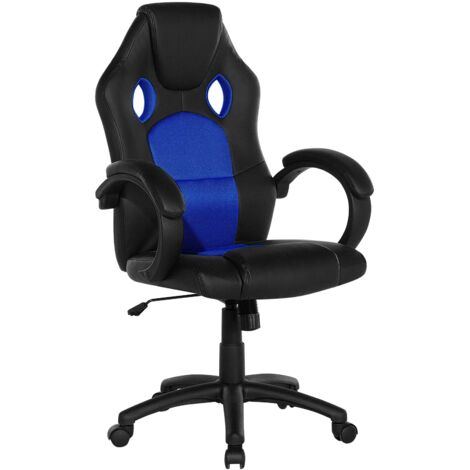 Bürostuhl FIGHTER Kunstleder Marineblau