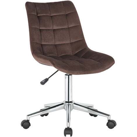 Bürostuhl Medford Samt braun