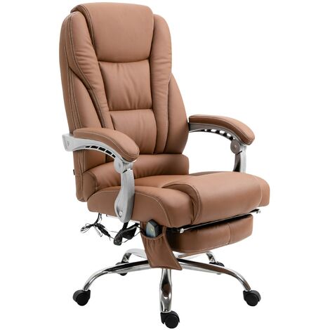 Bürostuhl Pacific mit Massagefunktion hellbraun