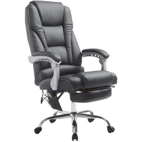 Bürostuhl Pacific mit Massagefunktion Kunstleder schwarz