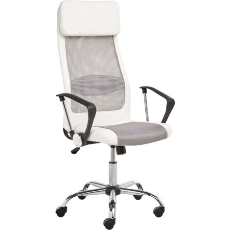 Bürostuhl PIONEER Kunstleder Weiß