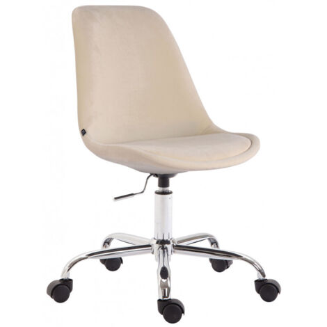 Bürostuhl Toulouse Samt creme