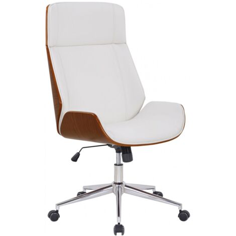 Bürostuhl Varel walnuss/weiß