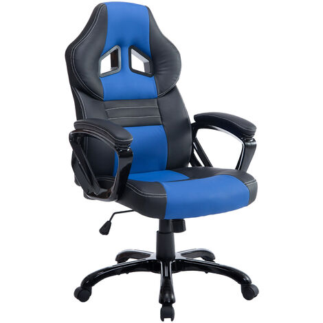 Bürostuhl XL Pedro-schwarz/blau