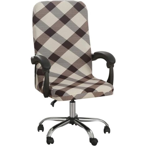 Bürostuhlbezug, universeller Stretch-Mikrofaser-waschbarer Stuhlbezug, Büro-bedruckter Stretch-Sesselbezug, bequemer Chefsessel