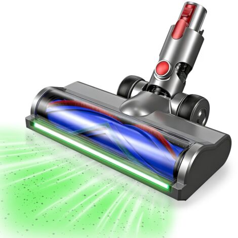 Bürste Ersatzteile für Dyson V7 V8 V10 V11 V15 Staubsaugern Bodenbürste, Teil Direktantrieb Reiniger Kopf mit Staubdetektionsfunktion, Austauschbarer Bürstenkopf für Parkett, Hartböden und Teppiche