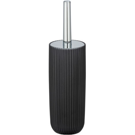 Bürste für Toilette mit Gestell AGROPOLI, 35,5 cm, grau, WENKO