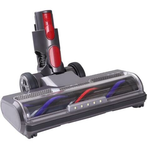 Bürste kompatibel mit Dyson Staubsaugern V7, V8, V10, V11 und V15, Reinigungsbürstenkopf mit 5 LED-Leuchten für Hartböden und Parkett