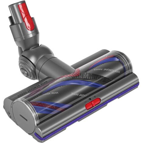 Bürste mit hohem Drehmoment für Dyson V7 V8 V10 V11 V15, Anti-Tangle-Bürste für Dyson V10 V11 V15 V7 V8, Betriebene Turbodüse mit Direktantriebsmotor, Hartböden und Teppich
