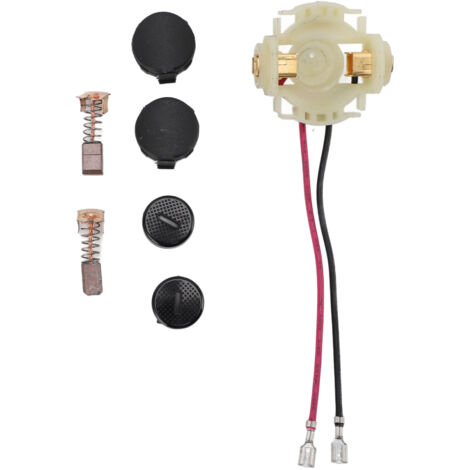 Bürstenhalter-Set mit 2 Bürsten, 1 Bürstenhalter und 2 Abdeckungen – Kompatibel mit BGA450, BGA452, DGA452, BGD800, BJS160, BJS161