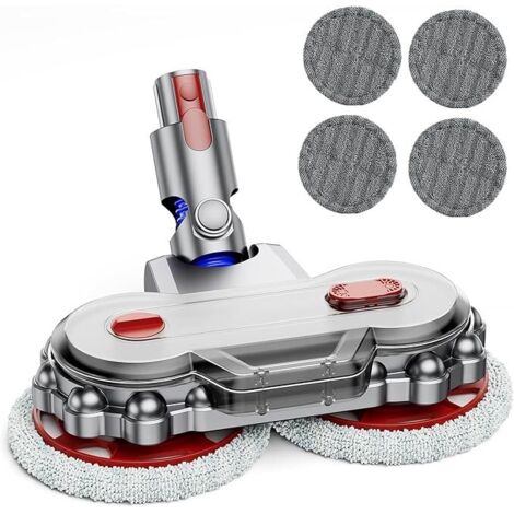 Bürstenkopf für Dyson V7/V8/V10/V11/V12/V15 Staubsauger, elektrischer Besen mit abnehmbarem Wassertank, Zubehör für Nass- und Trockenreinigung.