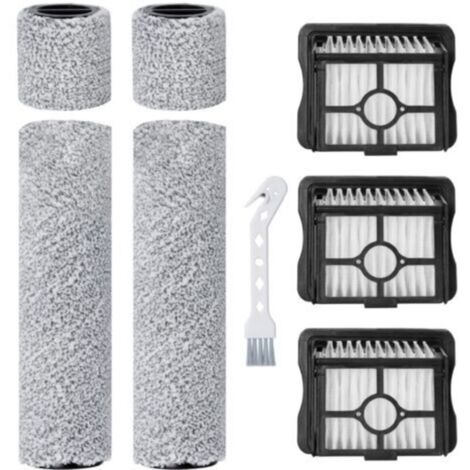 Bürstenrollen und HEPA-Filter für Eureka Staubsauger Zubehör, 2 Bürstenrollen, 3 Filter, 1 Reinigungsbürste - AUTRES