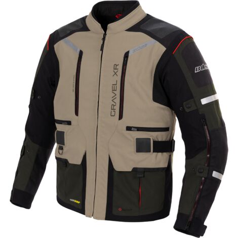 Büse Gravel XR Textil-Motorradjacke Sand – Vielseitiger Schutz für anspruchsvolle Motorradfahrer 50