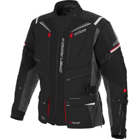 Büse Open Road III Textil-Motorradjacke Schwarz – Vielseitiger Schutz und Komfort für Motorradfahrer 60