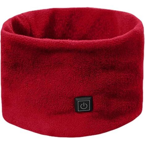 Bufanda térmica de invierno, bufanda eléctrica  Bufanda térmica unisex - Braga de cuello de terciopelo para esquí, pesca, escalada, senderismo y ciclismo