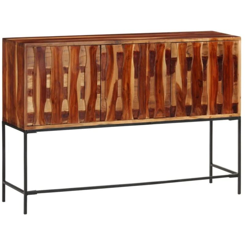 Buffet 110x28x76 cm bois massif d'acacia