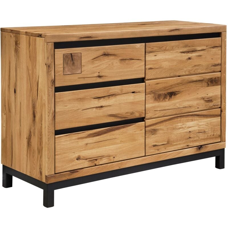 Buffet 120x45 Chêne sauvage huilé Bois naturel villanders 110