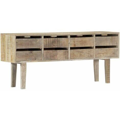 Buffet 140x30x60 cm Massivholz Mango