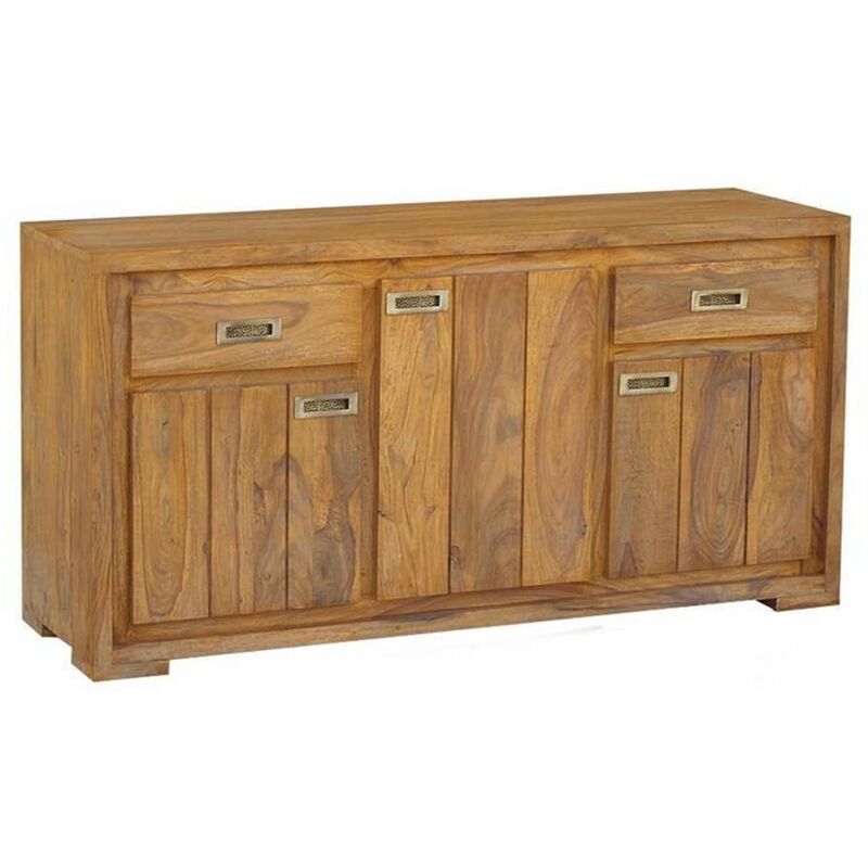 Massivmoebel24 - Buffet 148x47 Palissandre huilé Brun nature brown 857