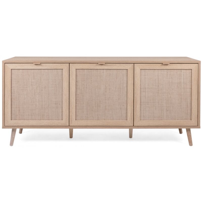 Buffet 150 x 71 h cm chêne clair - Agrigento