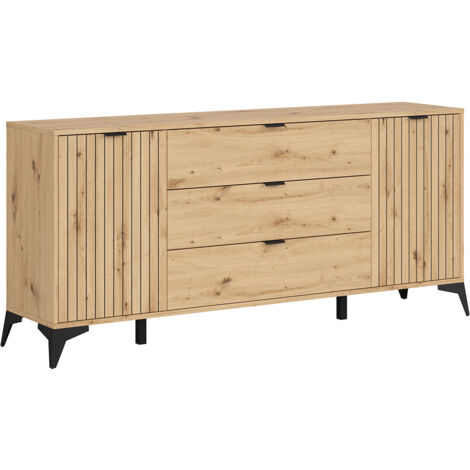 Buffet 2 ante 3 cassetti Mao marrone 83cm