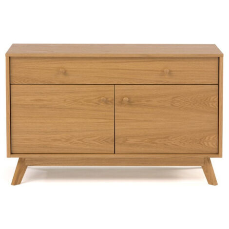 Buffet 2 Portes & 1 Tiroir "Kensal" 100cm Chêne