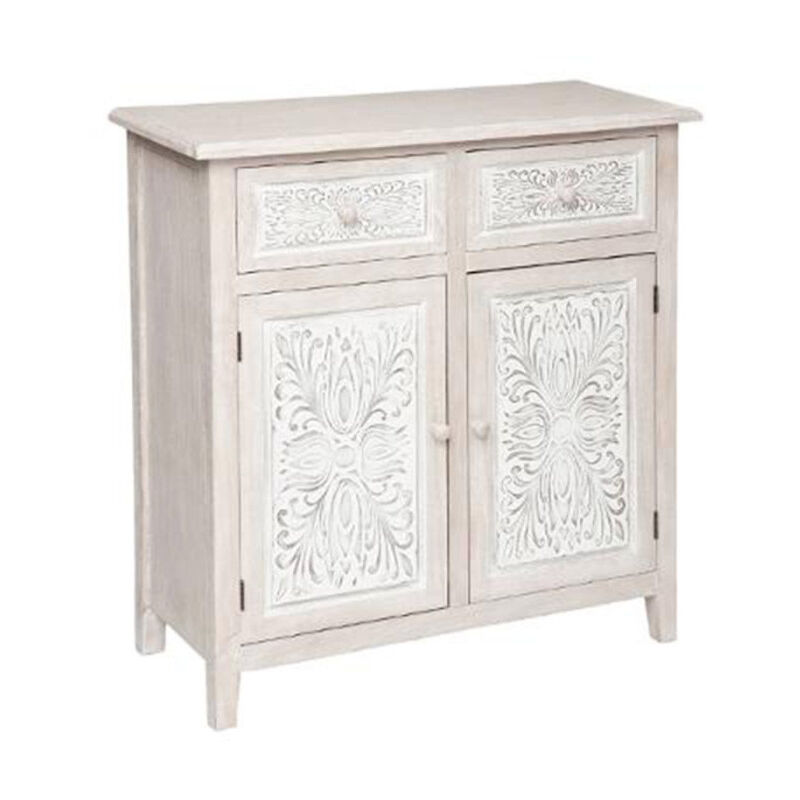 Buffet 2 Portes & 2 Tiroirs 'Hina' 85cm Naturel