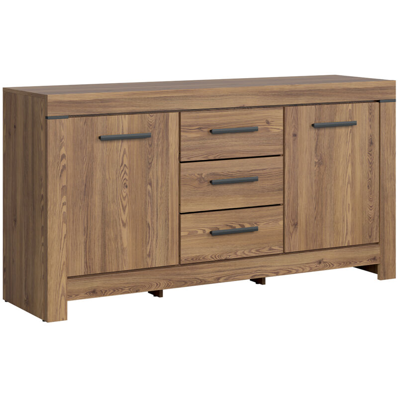 Buffet 2 portes 3 tiroirs Adam Bois