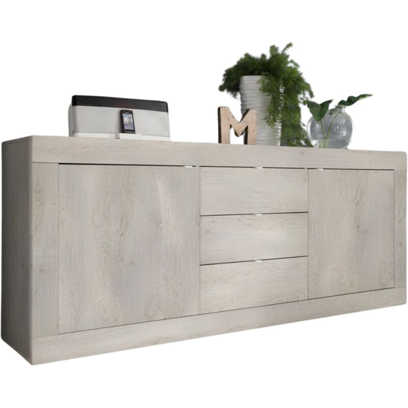 Buffet 2 portes 3 tiroirs L210 cm - Initial - Calicosy