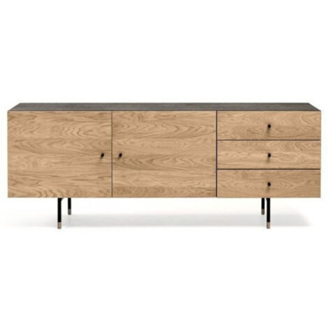 Buffet 2 Portes & 3 Tiroirs "Jugend" 180cm Chêne