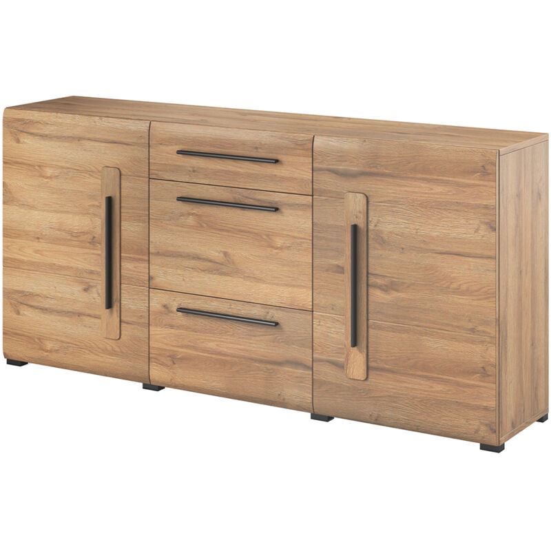 Buffet 2 portes 3 tiroirs Louis Bois