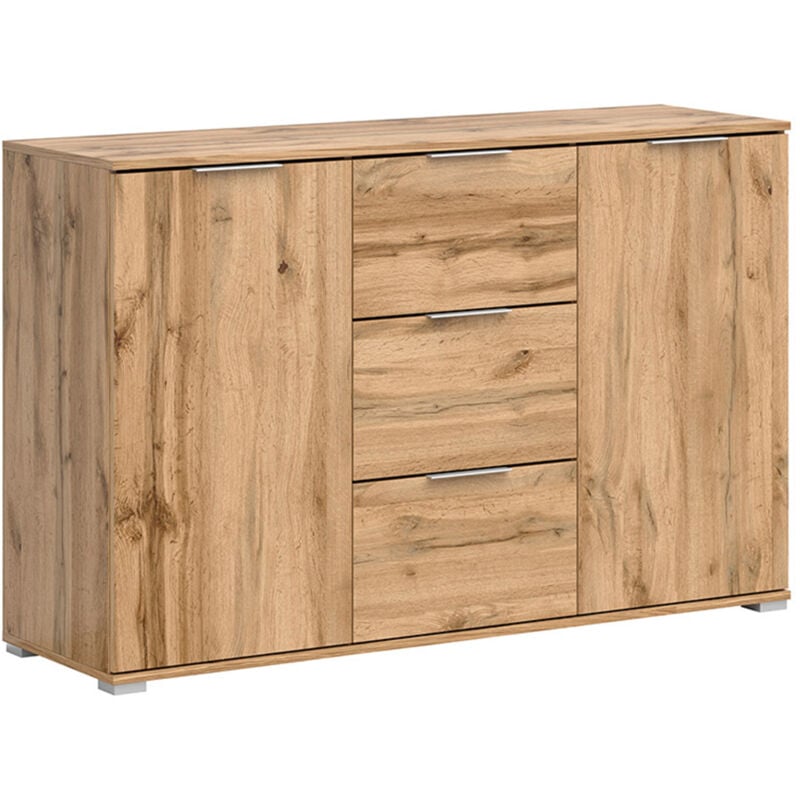Petits-meubles - Buffet 2 portes 3 tiroirs Selma Bois