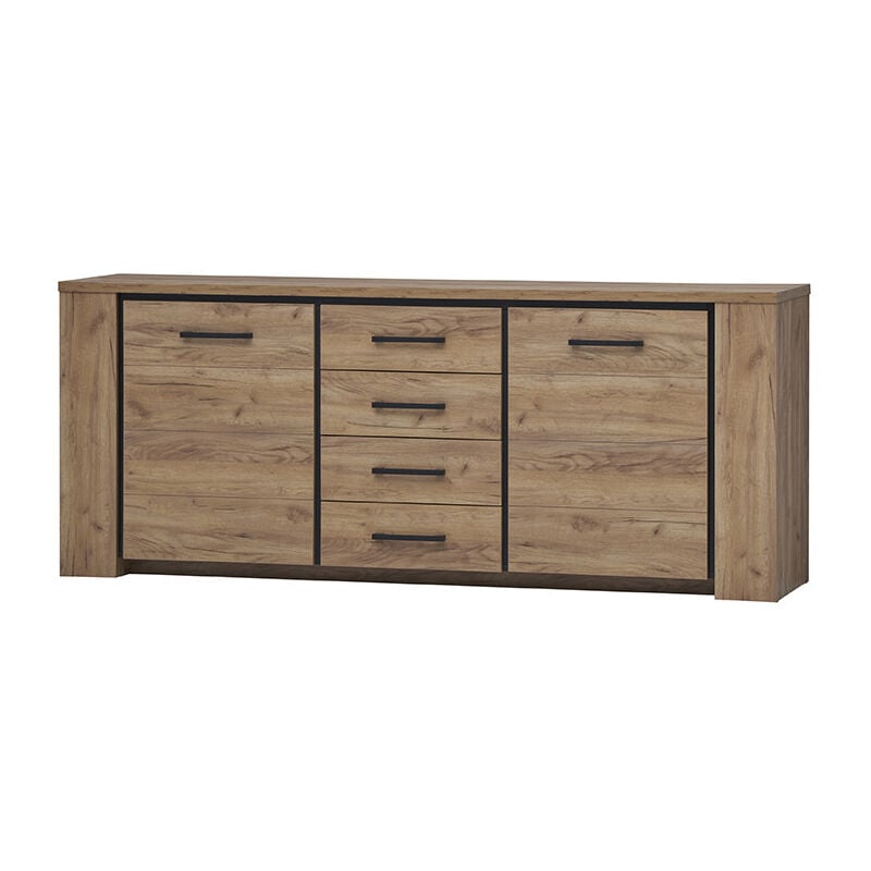 Buffet 2 portes 4 tiroirs Lio